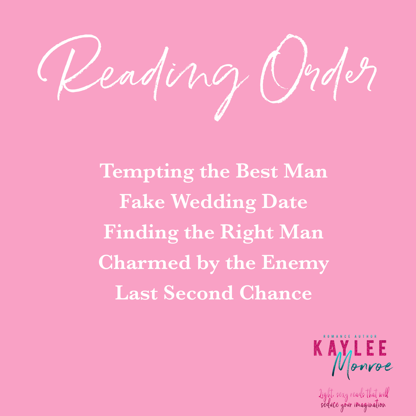 The Trouble with Weddings Series