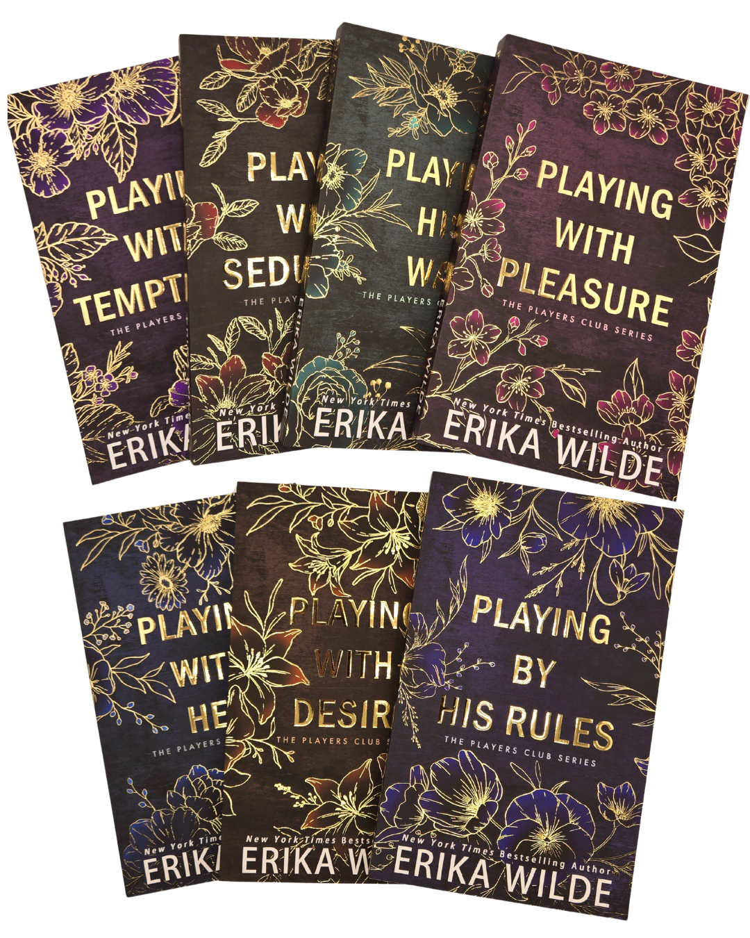 The Players Club - Gold Foil Floral Special Edition Set of 7