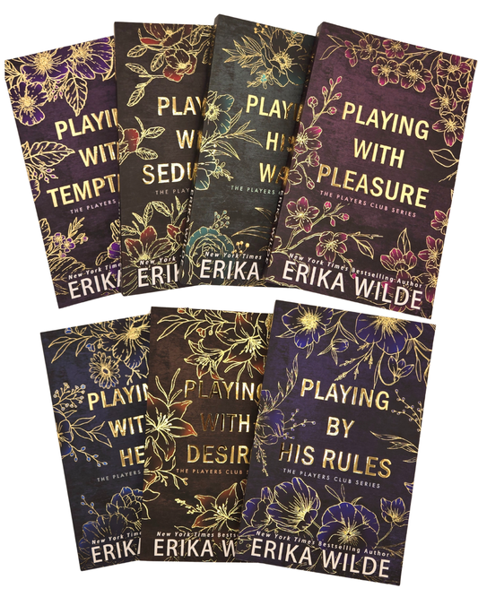 The Players Club - Gold Foil Floral Special Edition Paperbacks Set of 7