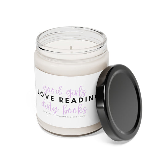 Good Girls Love Reading Dirty Books Scented Soy Candle, 9oz