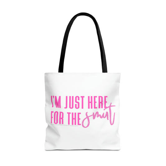 I'm Just Here for the Smut Tote Bag (AOP)