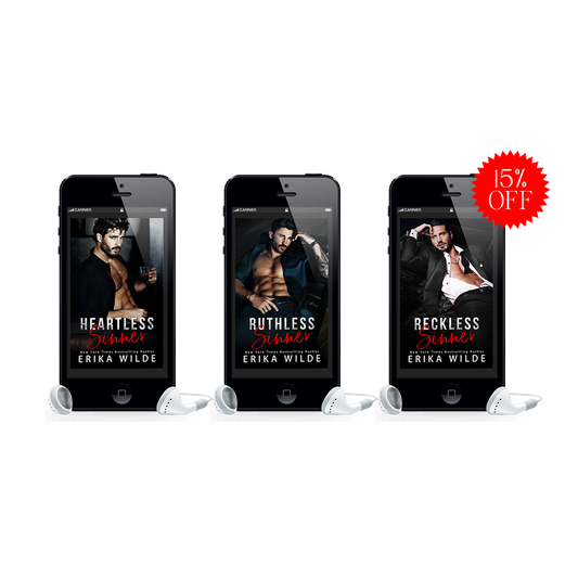 An image of 3 audiobooks for the series Made for the Mafia by Erika Wilde.